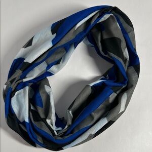 Wide Blue Camo Headband - #2083